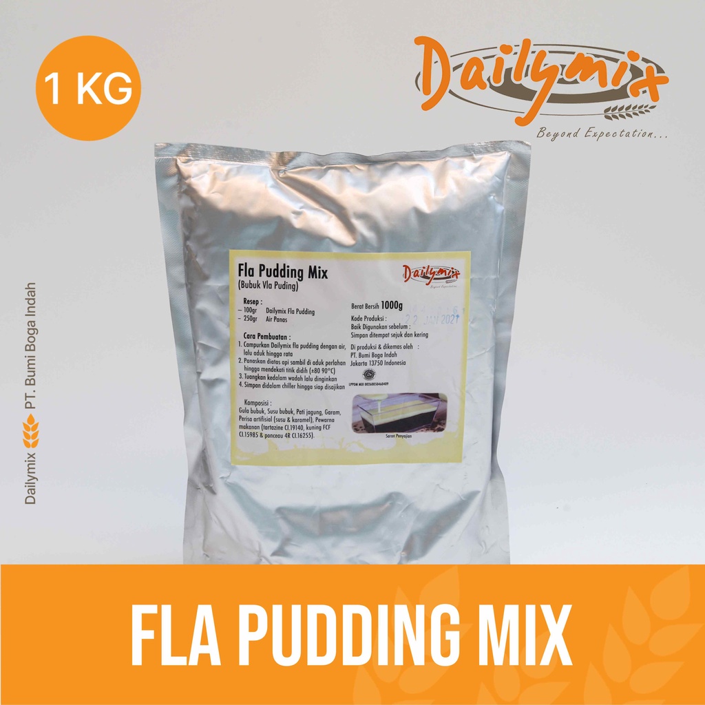 

( Dailymix ) Fla Pudding Instant / Fla Pudding Vanilla / Fla Pudding