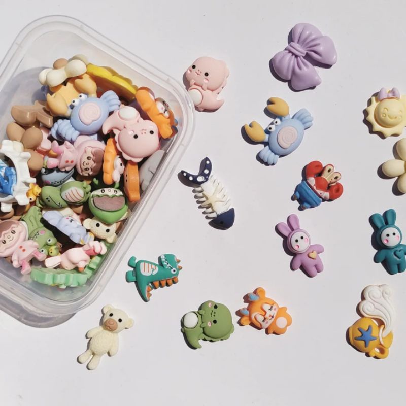 50pcs Clay Motif Random