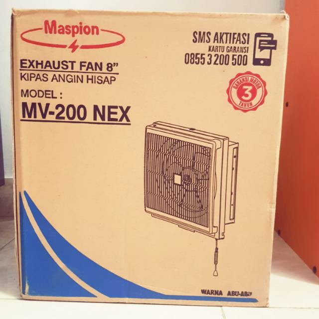 MASPION MV-200 NEX Exhaust Fan 8&quot; (Kipas Hisap 8&quot;)