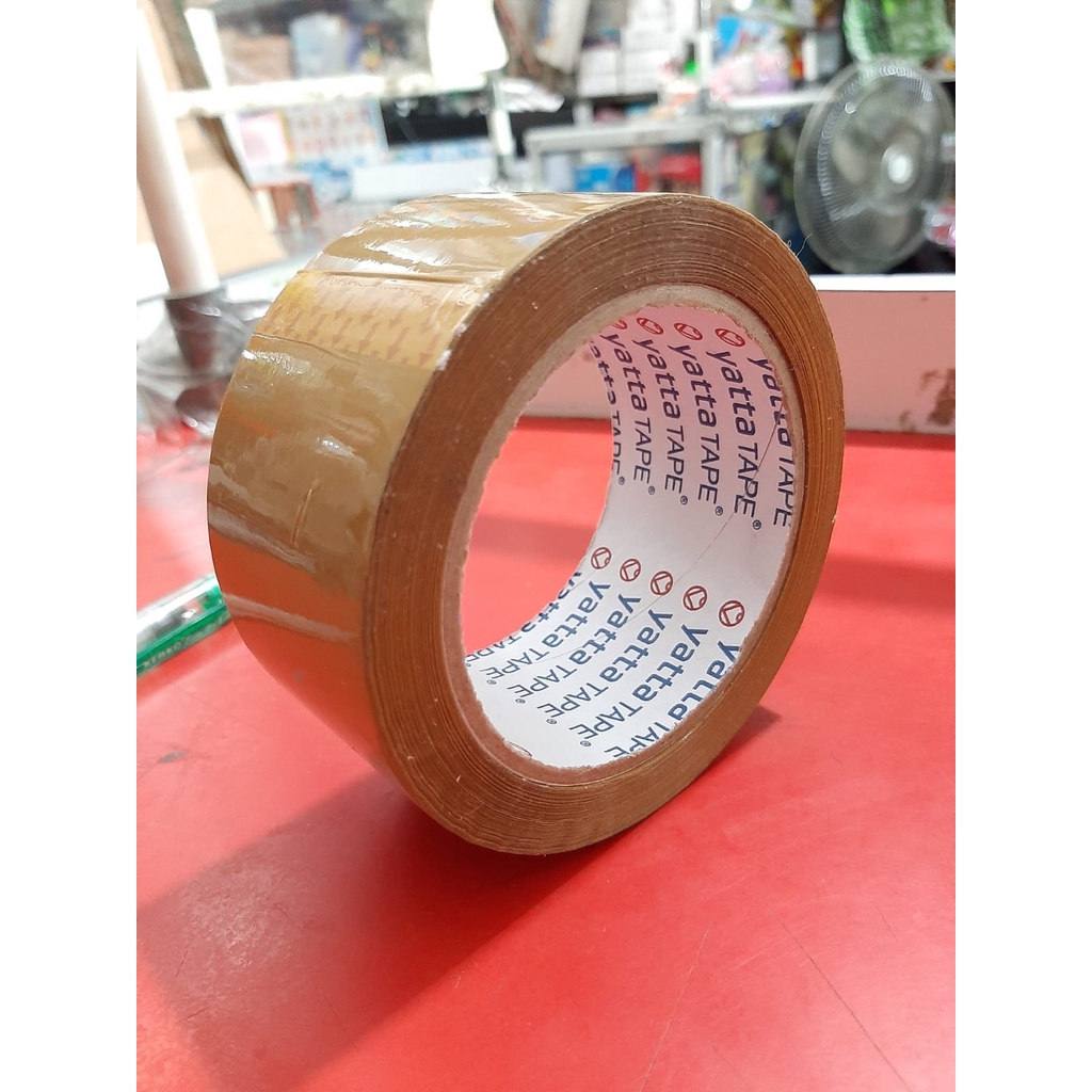 

Lakban 45mm x 90yard Merk YATTA Warna Bening dan Coklat OPP[Grosir]