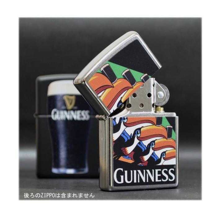 ZIPPO LIGHTER / MANCIS KOREK API ZIPPO ORIGINAL - GUINNESS BIRD