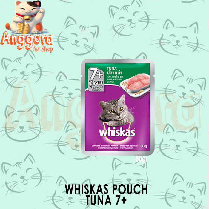 Makanan ringan murah untuk Kucing - WHISKAS Pouch 80gr All Varian