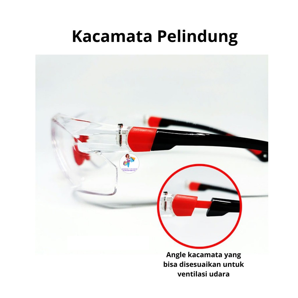 ENZO Kacamata / Safety Glasses ( Clear )