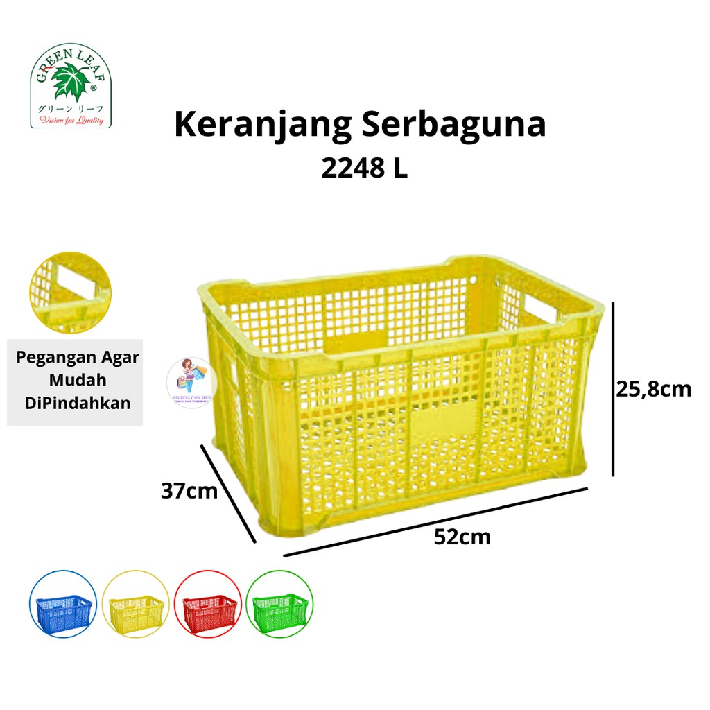 Green Leaf Container / Keranjang Industri 2248 L