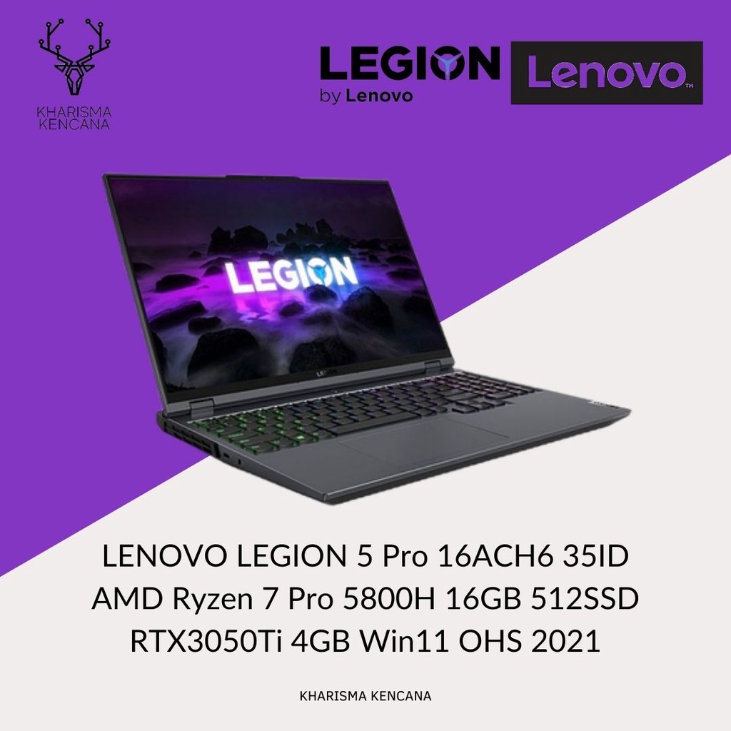LENOVO LEGION 5 Pro 35ID AMD Ryzen 7 5800H 16GB 512SSD RTX3050Ti 4GB-1