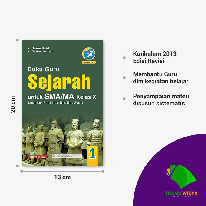 Yrama Widya -  Buku Guru Sejarah untuk SMA/MA Kelas X Peminatan Revisi