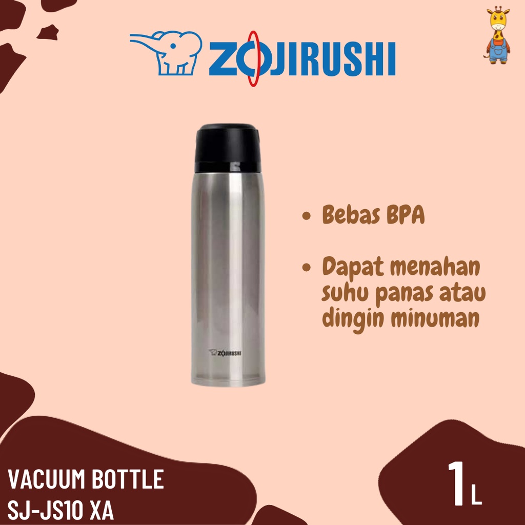Zojirushi Vacuum Bottle SJ-JS10 XA - Vacuum Bottle Termos Air Panas