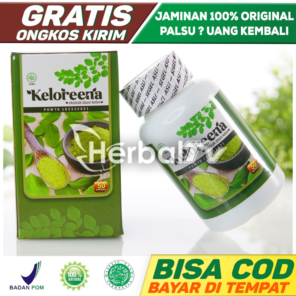 Obat Testosteron , Penambah Hormon Testosteron Booster Ekstrak Daun Kelor Kapsul Moringa BPOM