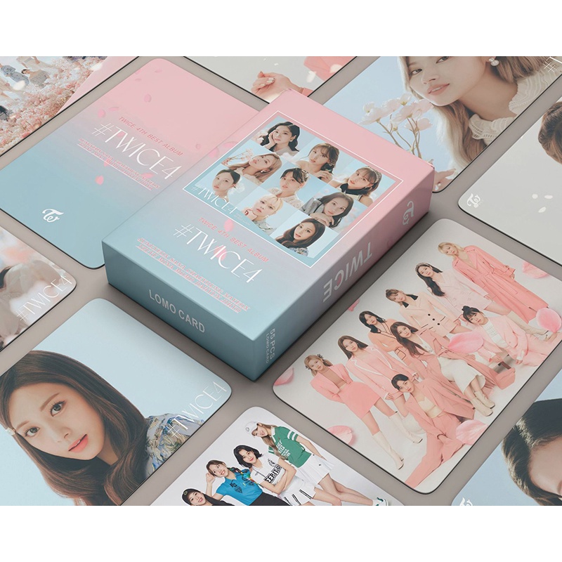 54pcs / box Kartu Foto LOMO TWICE 4 Sana Momo