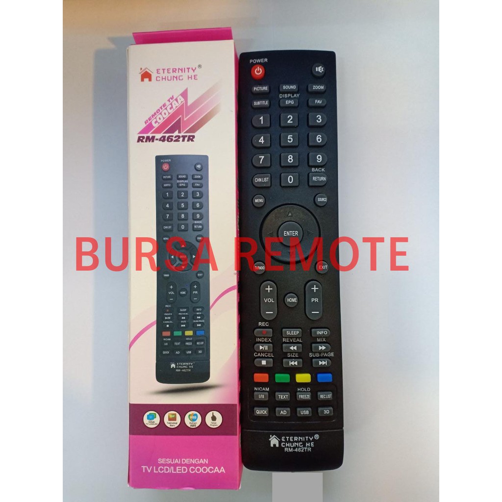 Remot / Remote Multi TV LCD LED Coocaa Rm-462   Ecer dan grosir