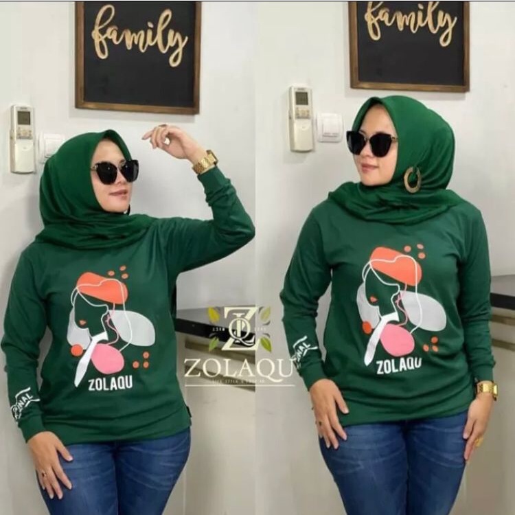 Atasan Wanita Muslimah // Atasan Wanita Termurah // Atasan Wanita Terlaris // Kaos Wanita // Atasan Wanita Lengan Panjang Zolaqu // ATASAN ZOLAQU (COD) BAJU WANITA LENGAN PANJANG / ATASAN WANITA KEKINIAN / KAOS WANITA TRENDY / ATASAN WANITA TERBARU 2021