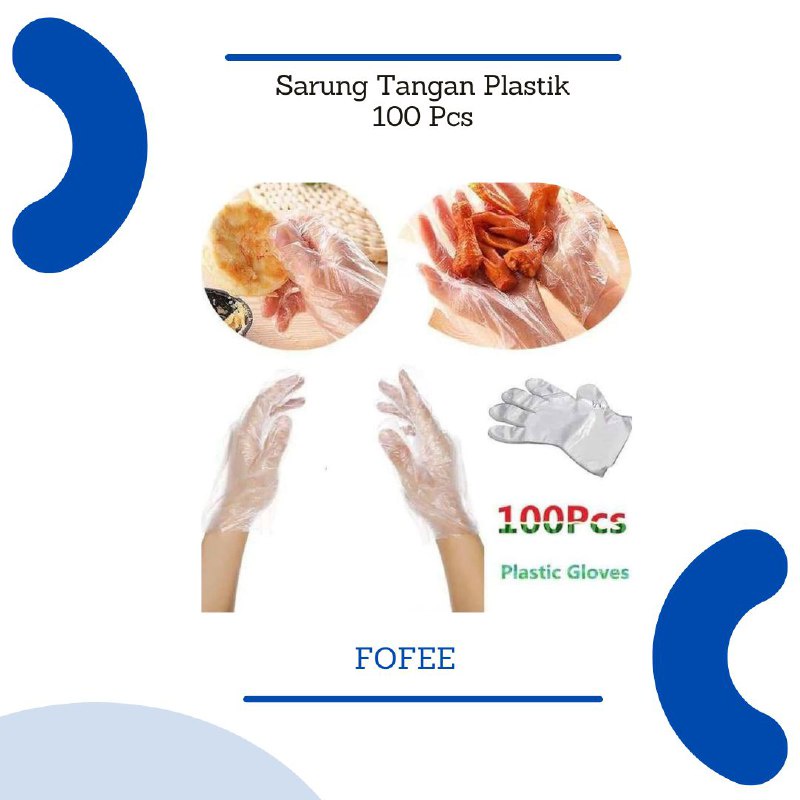 [IMPORT] - Sarung Tangan Plastik 100pcs