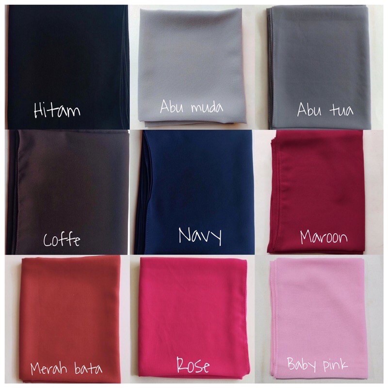 Pashmina Tali Ceruty babydoll Premium