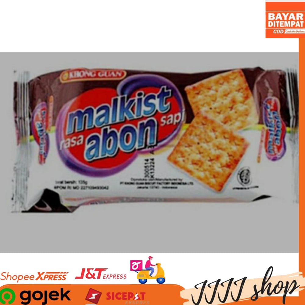 

Biskuit Khong Guan Malkist Cracker Snack Biskuit Abon Sapi 135 gr