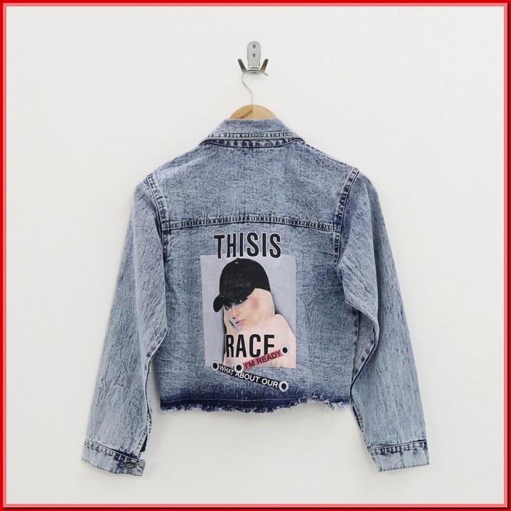 Jd - Jaket Jeans Wanita / Jaket Jeans Sobek Wanita Terbaru / Jaket Denim Cewek Original / Jaket Jean