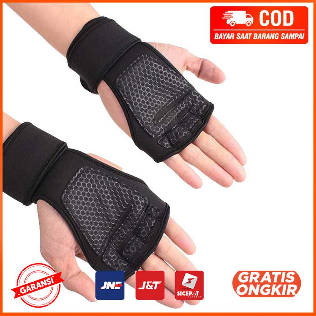 Sarung Tangan Angkat Beban Anti Slip Lifting XL 2 PCS A 154