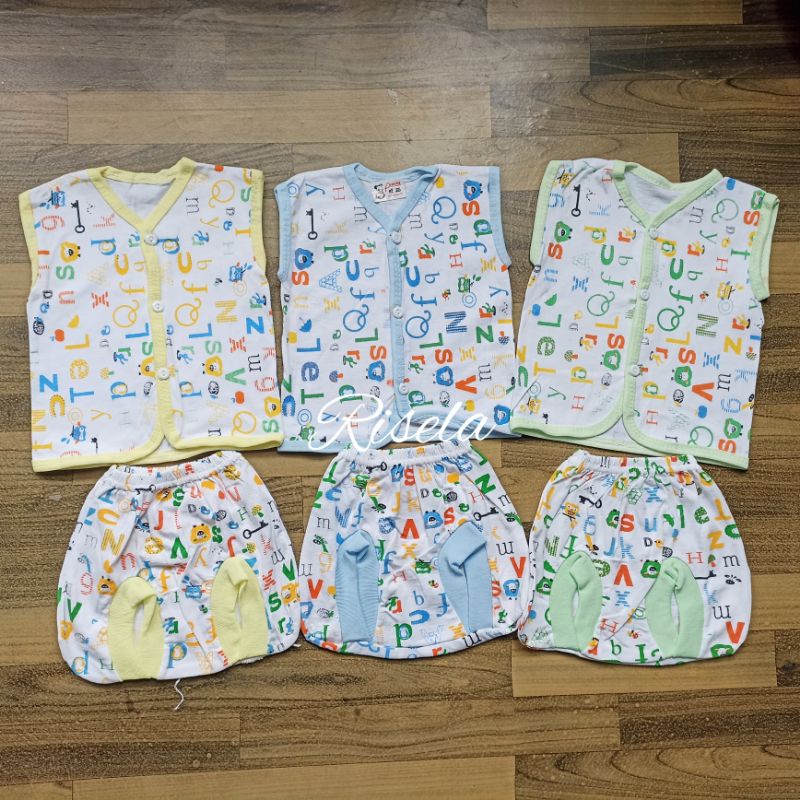 Stelan Bayi 6pcs/Baju Pendek Baju Panjang Baju Kutung