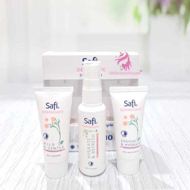 SAFI DERMASAFE 3 Essential Kit Starter Pack 3 in 1 Simple Step