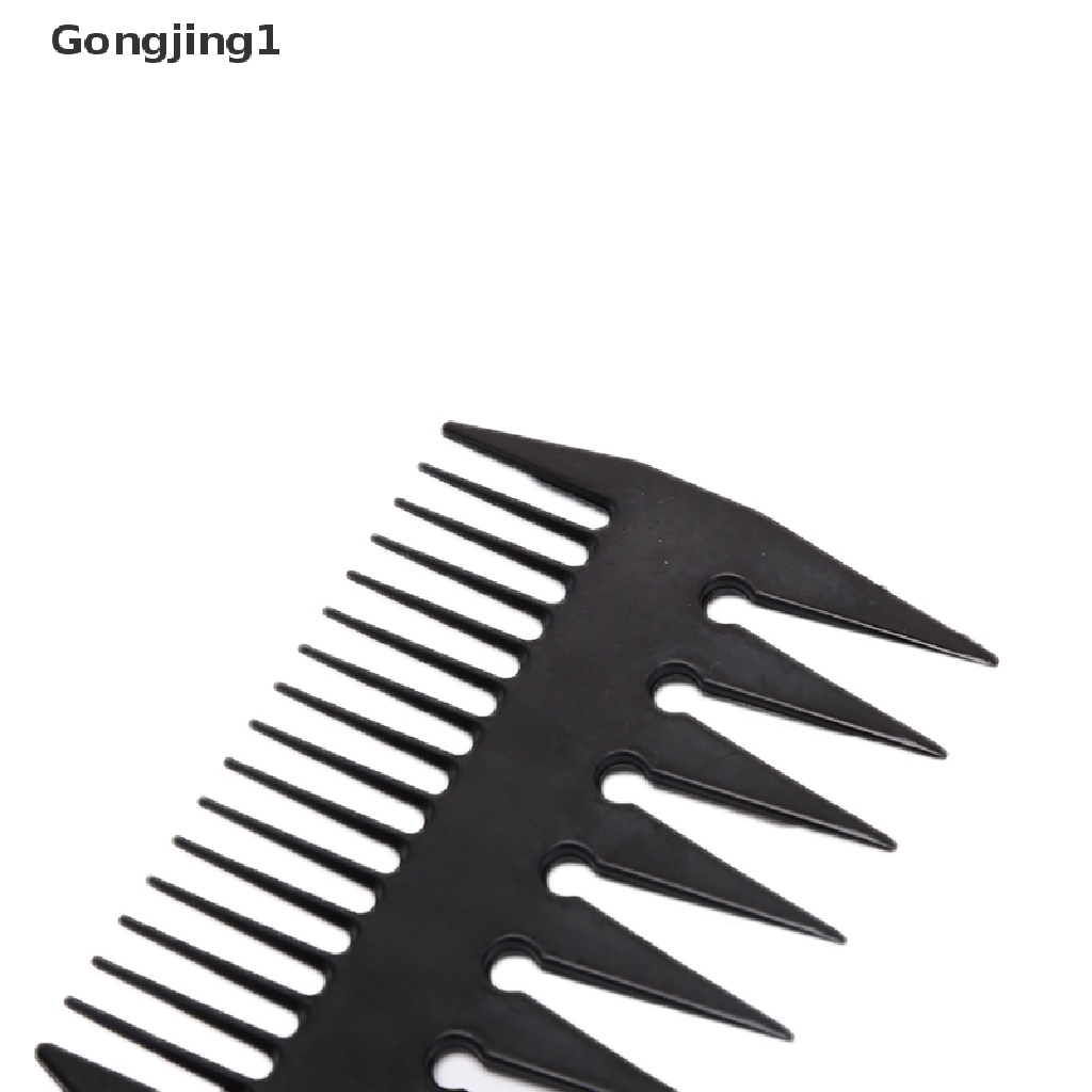 Gongjing1 Sisir Brush Dengan Gagang Kayu Untuk Salon / Barber