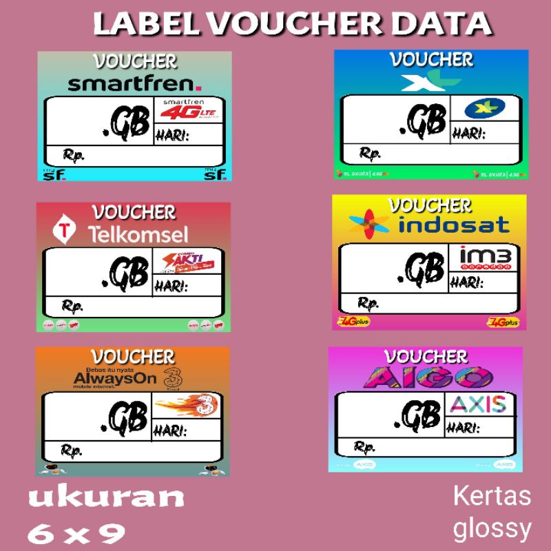 

LABEL VOUCHER DATA KONTER DAN PHONCEL HB32