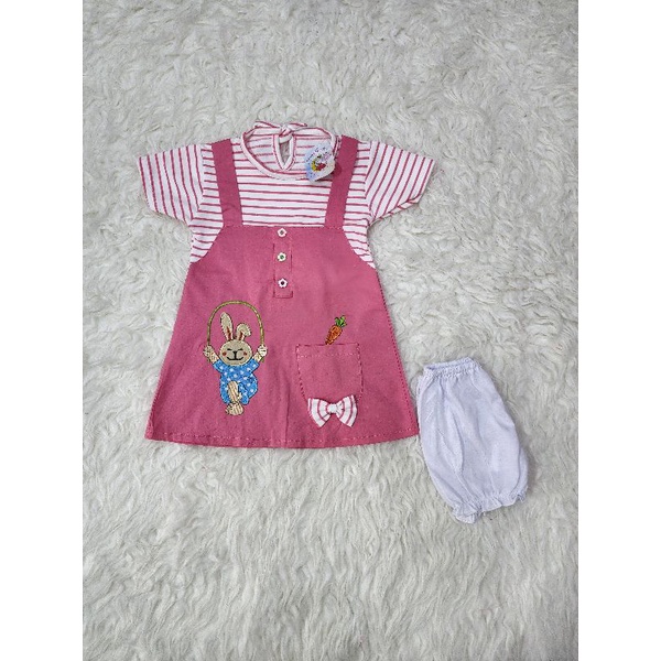 baju bayi perempuan dress baby girl hb8