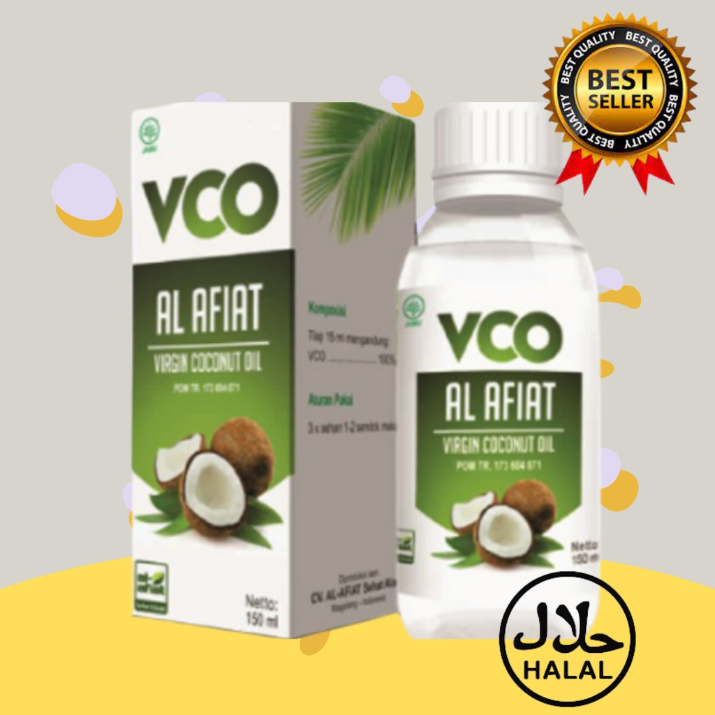 

Vco al afiat 150 ml virgin coconut oil