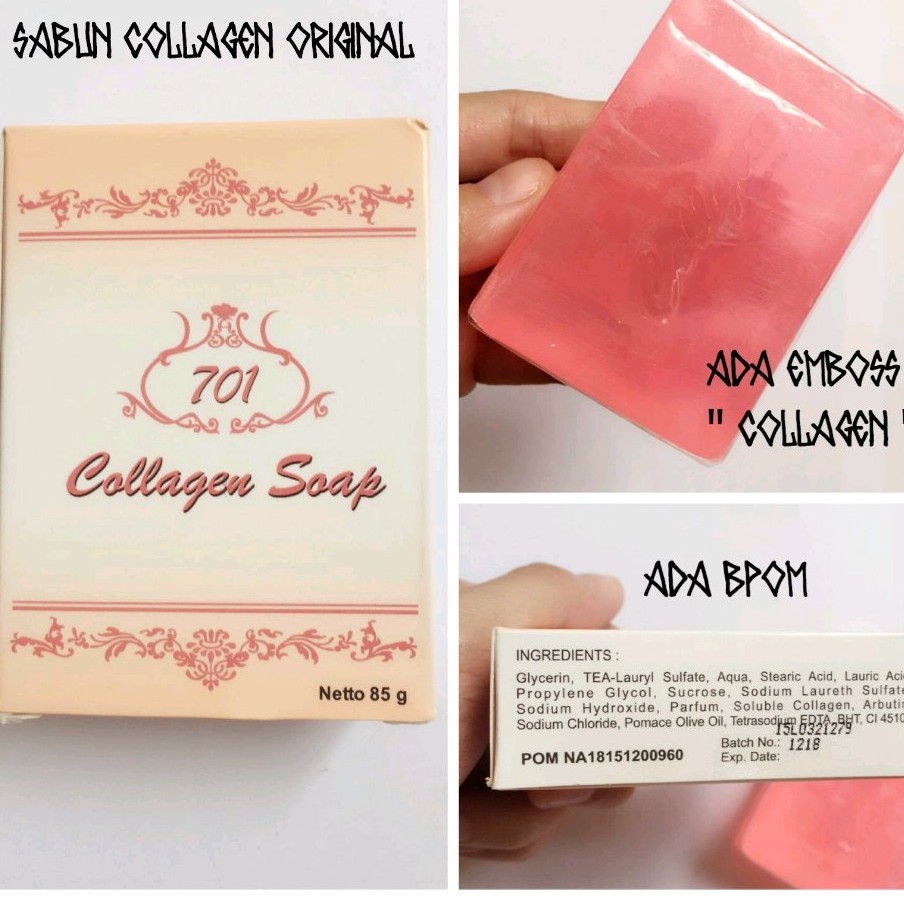 Collagen Soap - Sabun Collagen 85gram - 1 Pcs