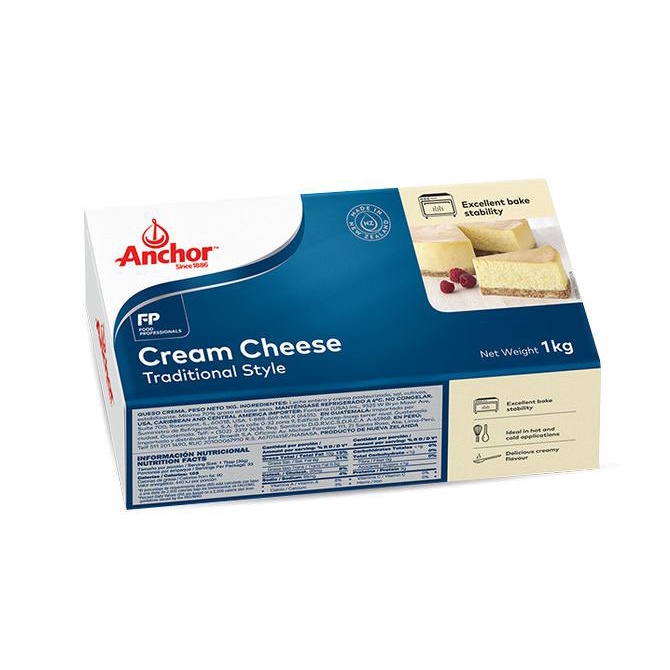 

(BISA COD) Cream cheese Anchor 1kg