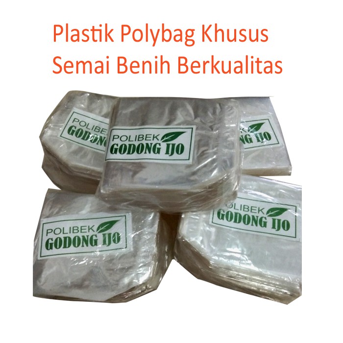 Plastik Semai Benih 7 x 6 / Polybag Putih Super Kecil Untuk Tanaman Sayur dan Buah