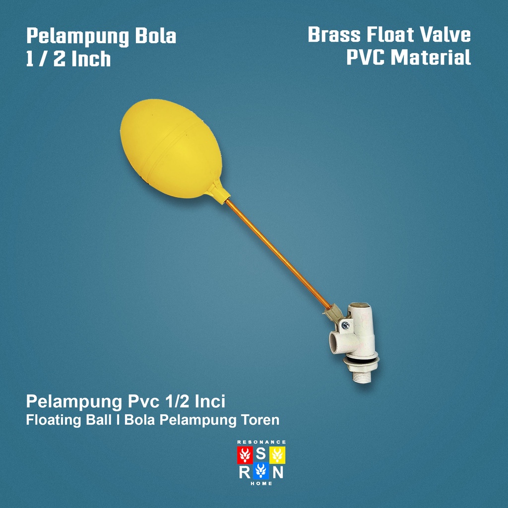 Pelampung Air Pvc 1/2 Inch Bola Pelampung Toren Resonance Home