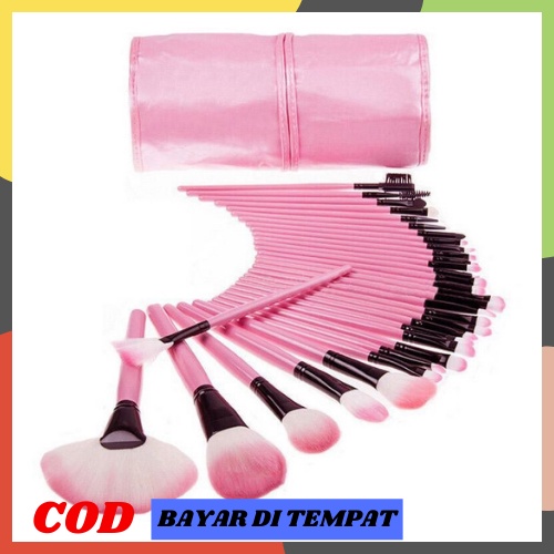 Set Brush Make Up Premium 24 &amp; 32Pcs Brush Tas Profesional Brush Make Up K3532