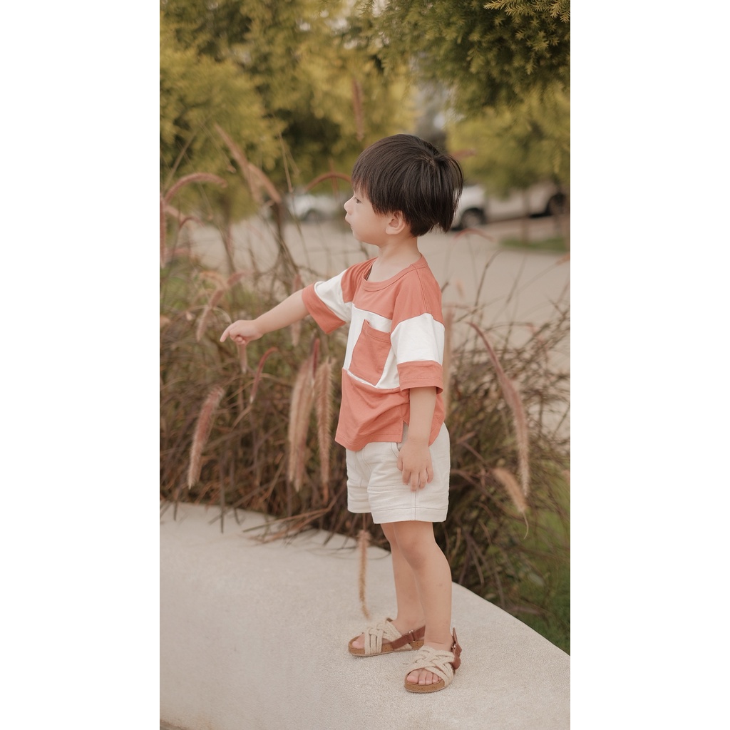 BELL AND BO ARRAN BAMBOO SHIRT KAOS ANAK UNISEX 6 BULAN - 4 TAHUN