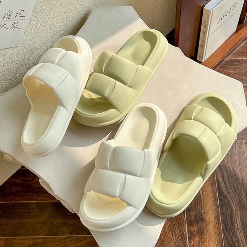 Sandal Slop Wanita kekinian Sendal Jelly Sepatu wanita Korean Dewasa Import  Soft Slipper Anti Slip Elastic Empuk EVA karet Sandal Cewek