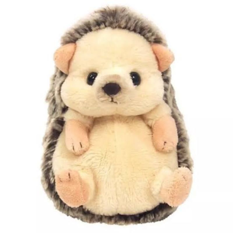 boneka Sunlemon hedgehog landak cream medium, boneka doyoung nct original bergaransi