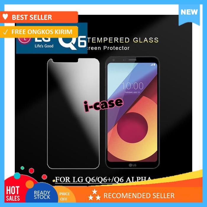 LG Q6 LG Q6 PLUS TEMPERED GLASS CLEAR