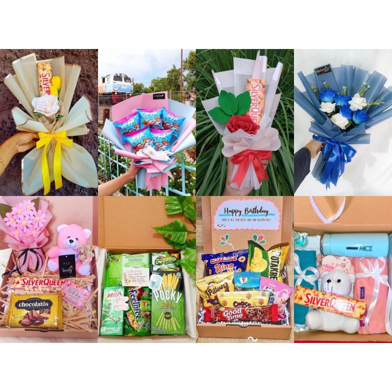 

hamper birthday | set gift box spesial | kado anniversary | paket ulang tahun | hadiah wisuda | graduation gift | kado muslimah | gift box hijab elzatta | hadiah boneka | kotak kado | bucket gift | bucket flowers | parcel lebaran | parcel natal