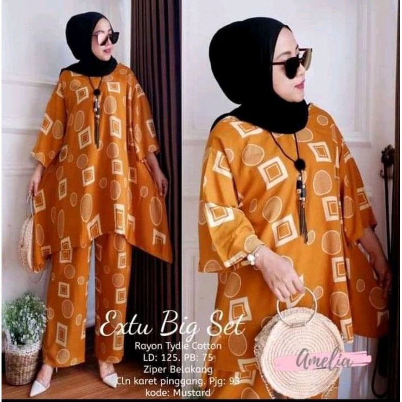 Setelan Waka / One Set Kekinian / Setelan Baju Wanita Wakawaka