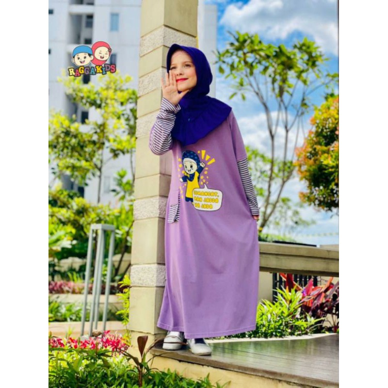 Gamis Anak Syar'i Rangga Kids RG-15 Karakter Islami