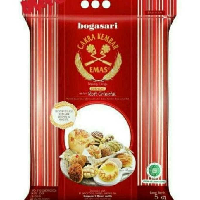 

[[COD]] Tepung Cakra Kembar Emas Bogasari Premium Oriental 5 kg HEMAT Kode 93
