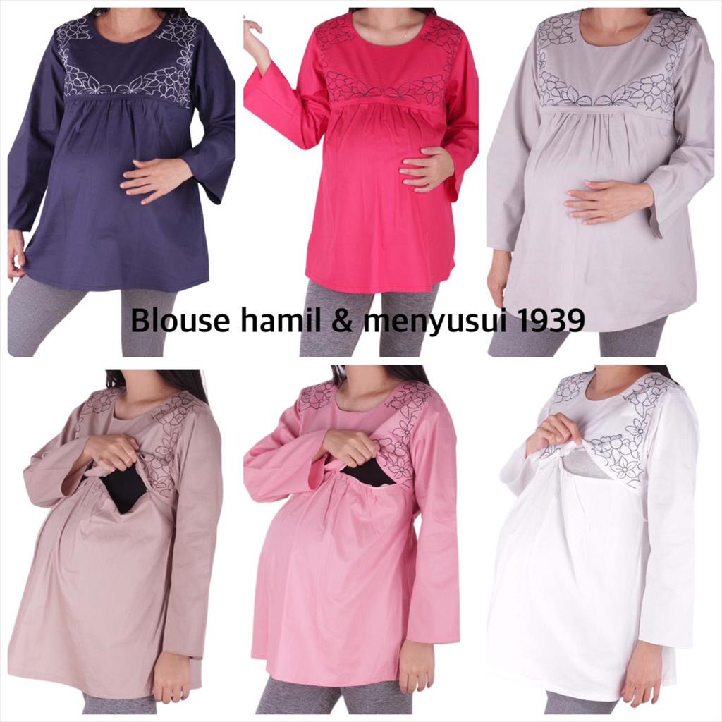 Baju Hamil Blouse Hamil Menyusui 1939