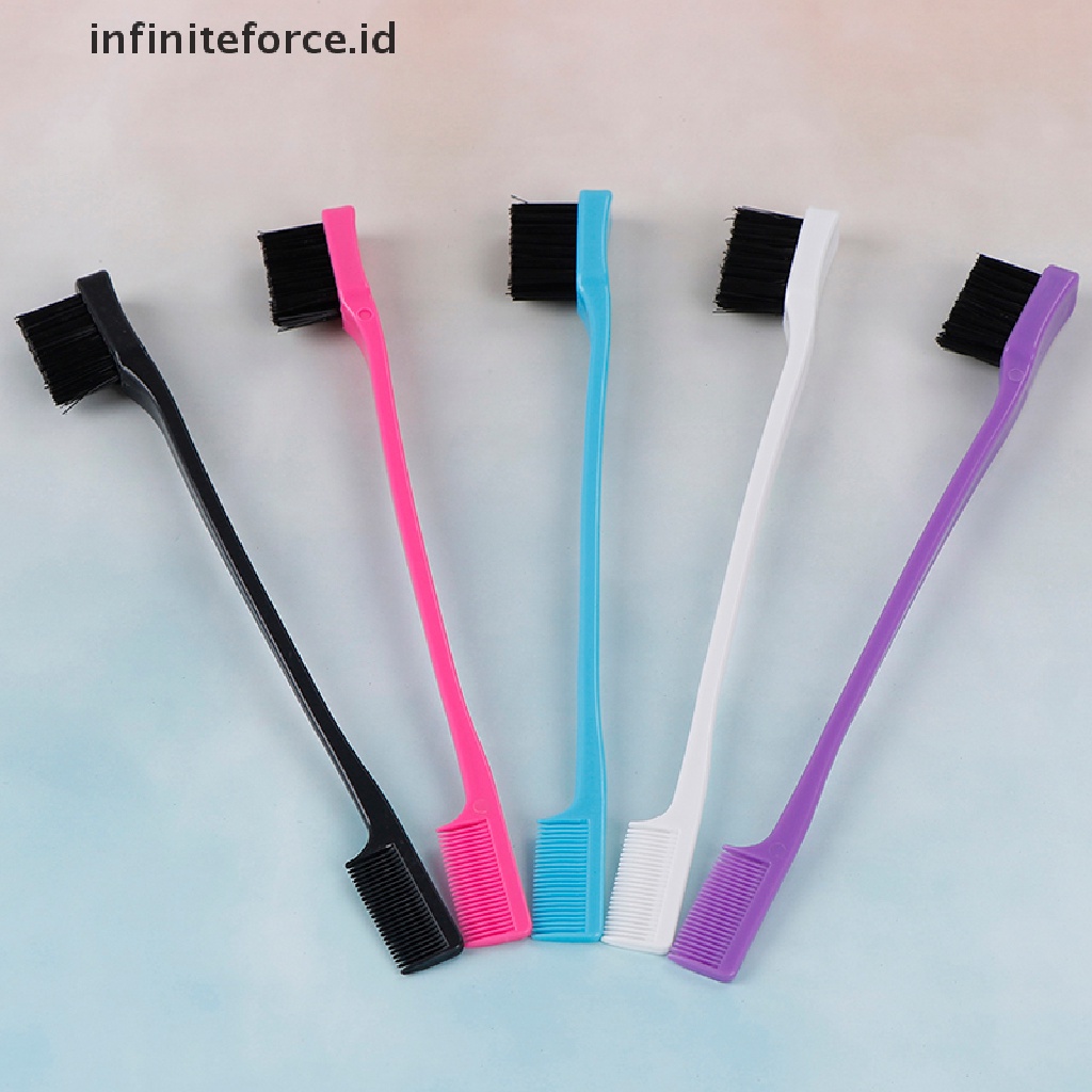 Infiniteforce.id Sisir brush Dua Sisi Aplikator gel Rambut Wanita