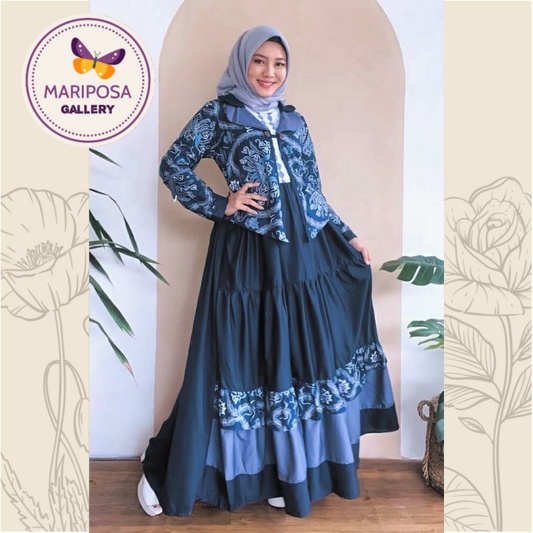 DEURA Busana Muslim Terbaru / Dress Deura / Gamis Deura Original / Setelan Gamis Deura 242 Original