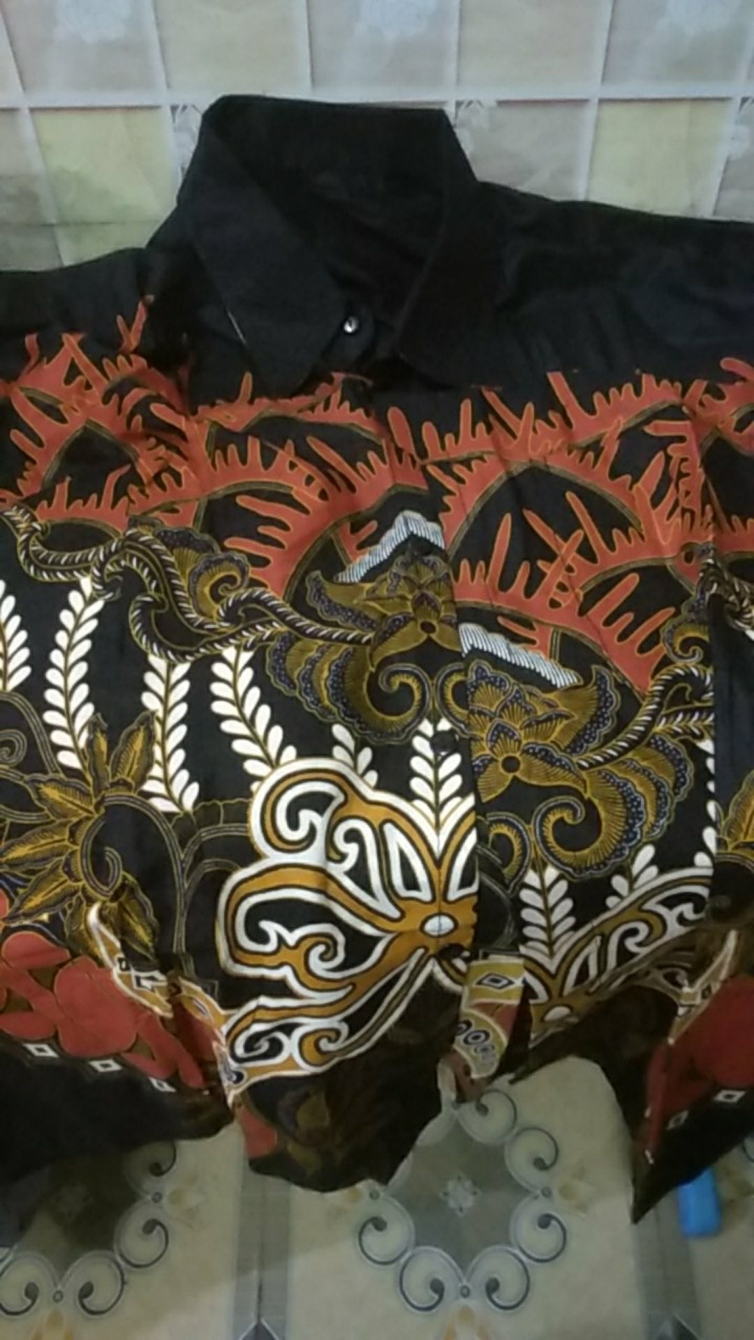 Kemeja Dayak Tribal Sogan Batik Pria Lengan Panjang Series
