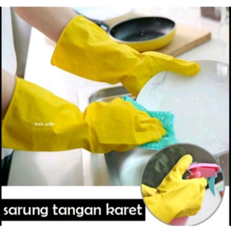 Sarung Tangan Karet Panjang Latex