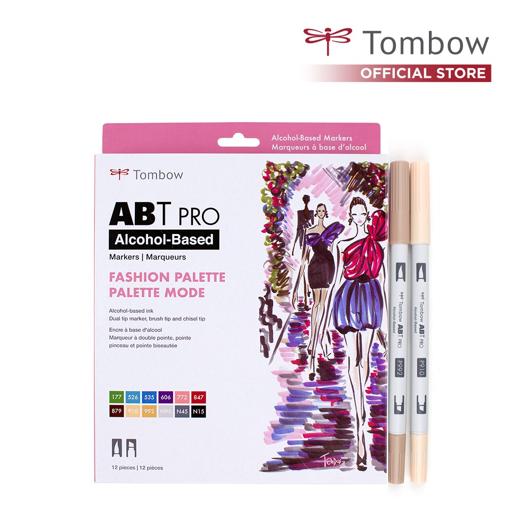 

Tombow Dual Brush ABT PRO Fashion, 12pcs