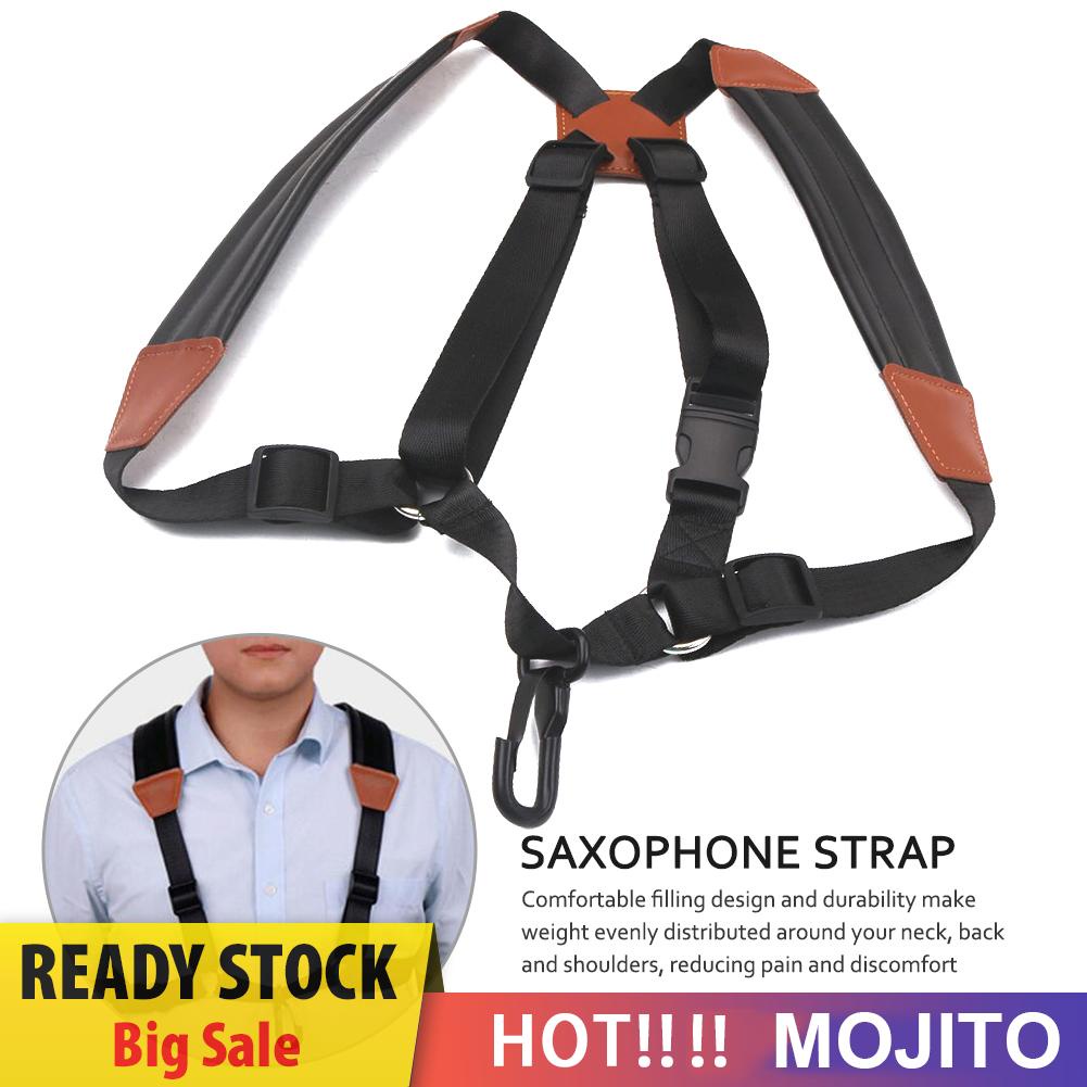 Strap Bahu Bahan Pu Untuk Saxophone Alto Tenor Soprano