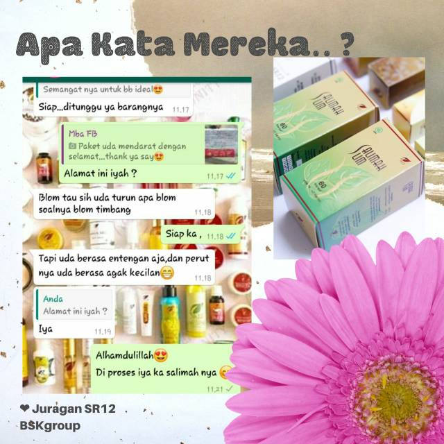 Pelangsing Badan Penurun Berat Badan Obat Diet Ampuh SR12 Salimah Slim BPOM Best Seller