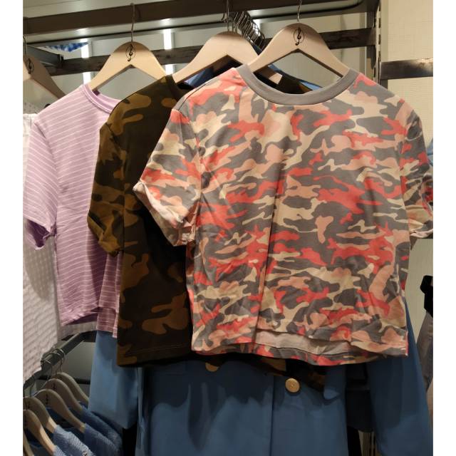 T-shirt stradivarius crop original