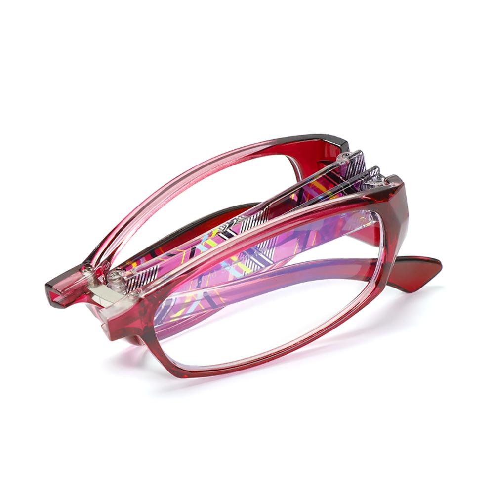 Lily Kacamata Baca Lipat Vision Care Ultralight PC Frame Flat Mirror Eyewear