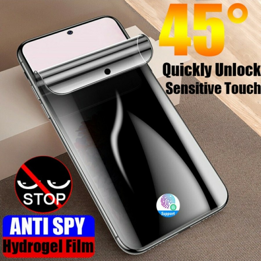 SAMSUNG NOTE 20 NOTE 20 ULTRA NOTE 10 NOTE 10 PLUS ANTI GORES HYDROGEL DEPAN ANTI SPY PRIVACY GELAP HITAM SCREEN GUARD GEL FRONT MATTE PELINDUNG LAYAR NOTE 10 PRO NOTE 10+